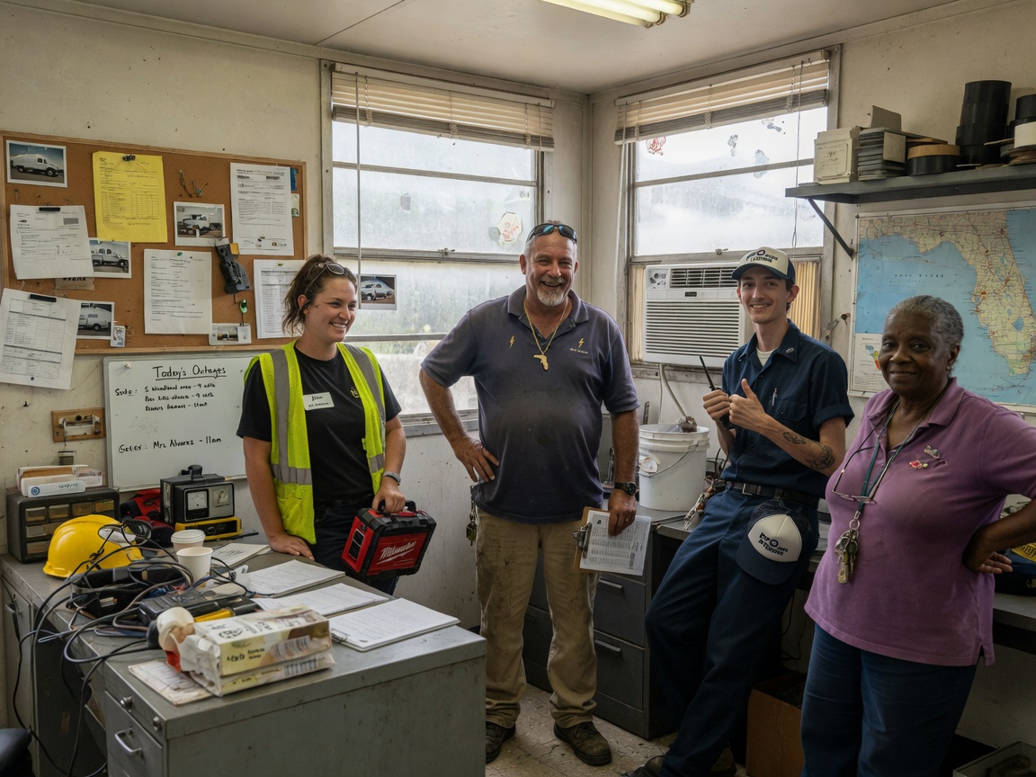 The DeLand Power Repair Pros team at work in DeLand