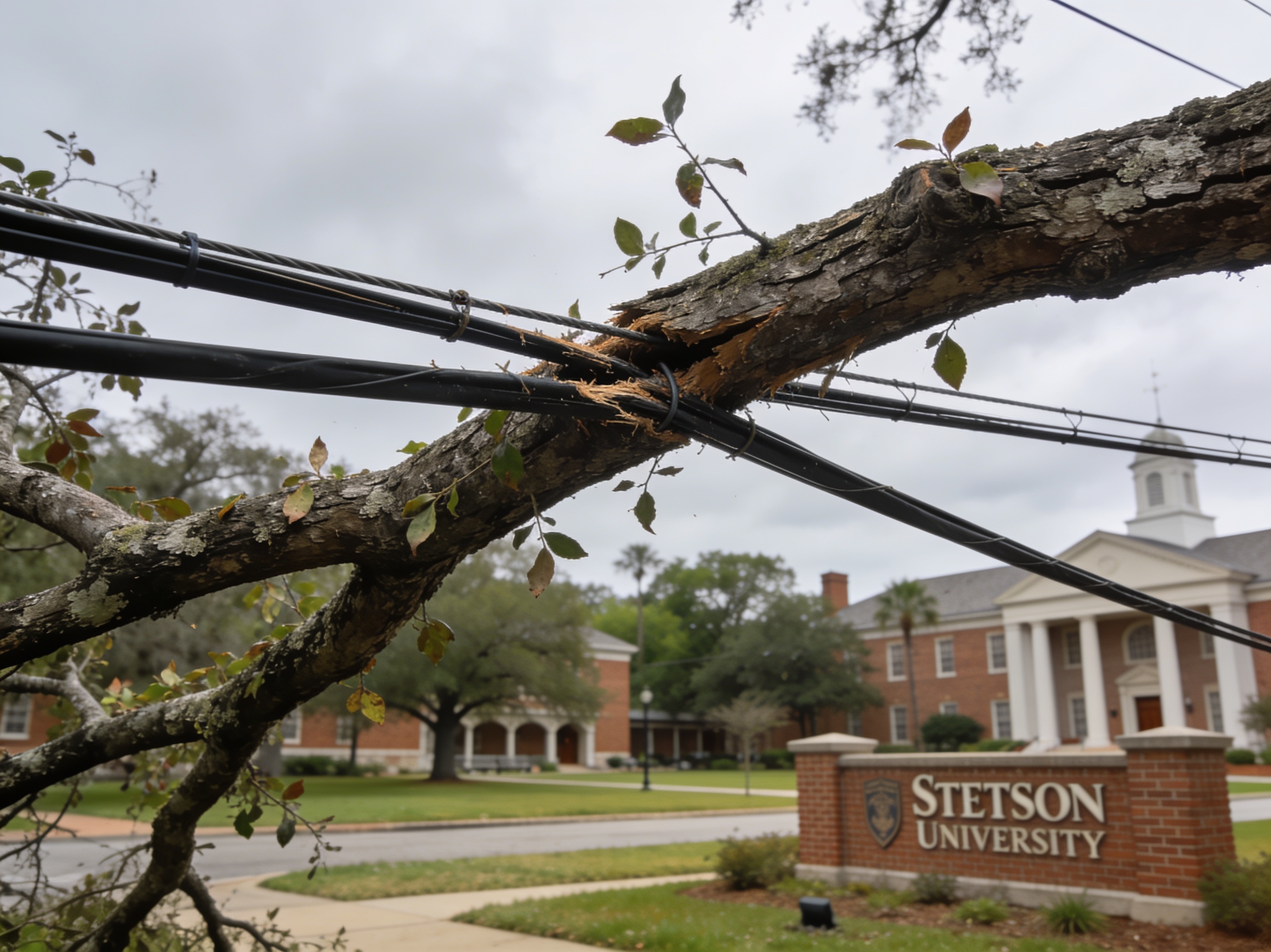 Why Tree Branches Cause Partial Power Loss Near Stetson University